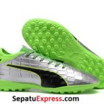 SEPATU FUTSAL PUMA MURAH EVOTOUCH 3 SILVER GREEN TF IMPORT KW 1