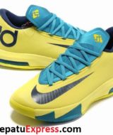 SEPATU BASKET NIKE KD 6 YELLOW GREEN