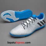 SEPATU FUTSAL ADIDAS MURAH MESSI 16.3 BLUE SILVER IMPORT