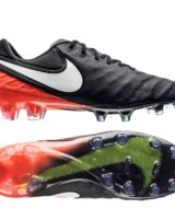 SEPATU BOLA NIKE TIEMPO LEGEND 6 BLACK ORANGE REPLIKA